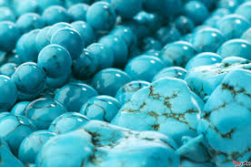 تصویر 1 از سنگ فیروزه تراش خورده ویژه جواهرات خاص